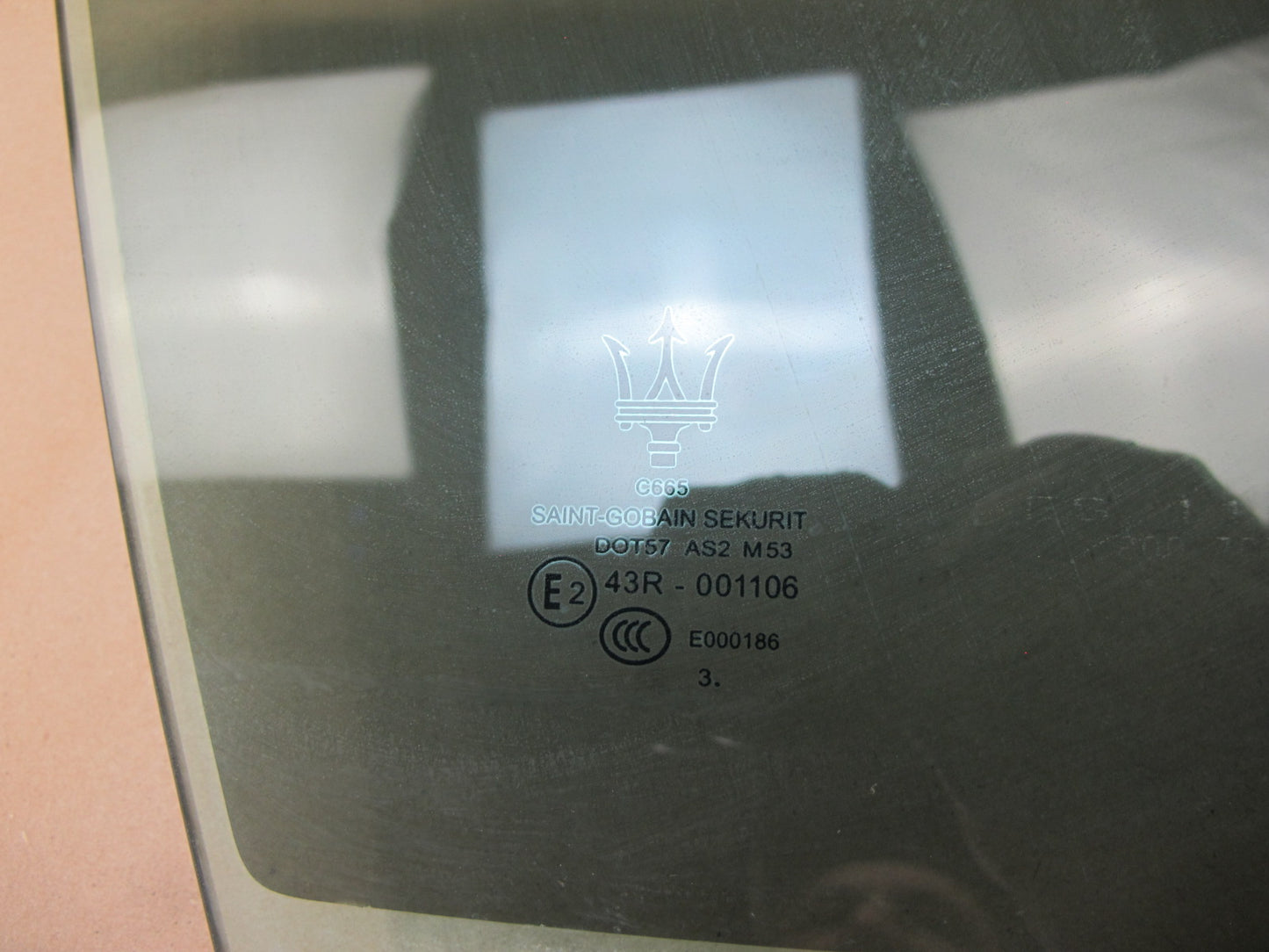 14-21 Maserati Ghibli M157 Front Right  Door Glass Window OEM