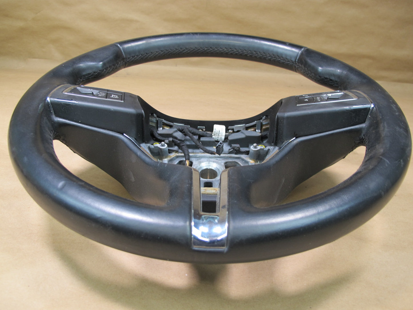 14-17 Maserati Ghibli M157 Leather Steering w Controls OEM