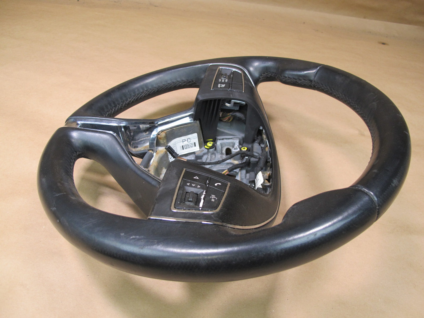 14-17 Maserati Ghibli M157 Leather Steering w Controls OEM