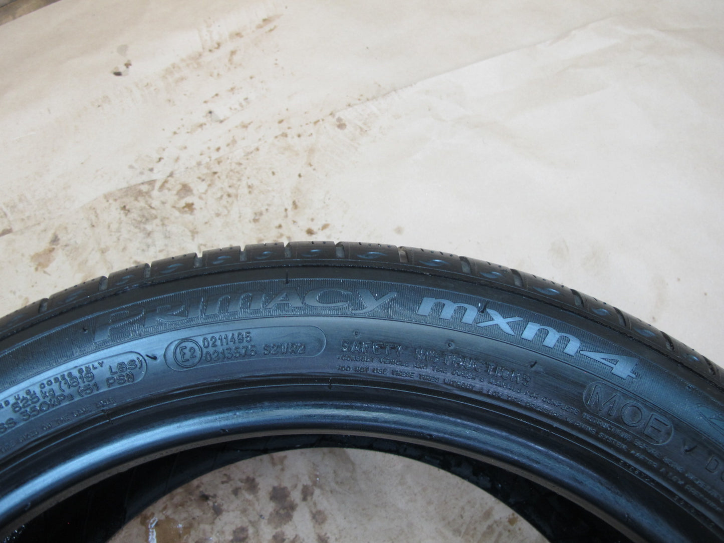 Michelin Primacy MXM4 A/S Tire 275/40 R19 101H 4420 7/32 Tread