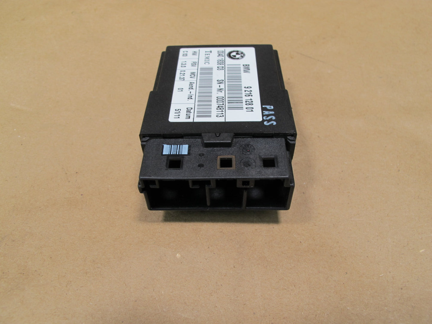 07-13 BMW E92 E93 Coupe Convertible Lcpa Seat Belt Control Module 9216128 OEM