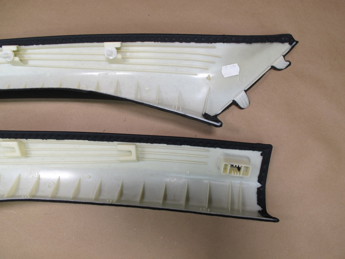 07-13 BMW E92 Coupe Set of 2 Front Left & Right A Pillar Trim Cover Panel OEM