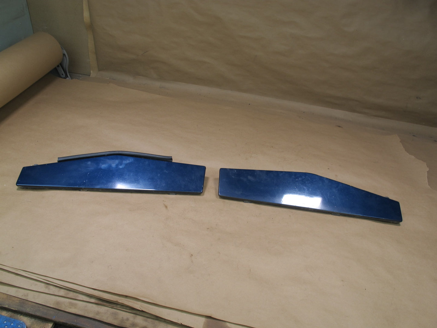 85-89 Toyota MR2 AW15 Set of 2 Rear Left & Right Hood Side Panel Blue OEM