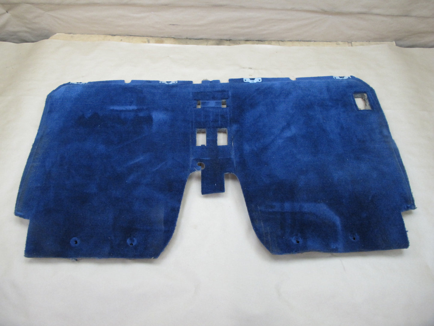 85-89 Toyota MR2 AW15 Rear Behind Seat Carpet Liner Blue OEM