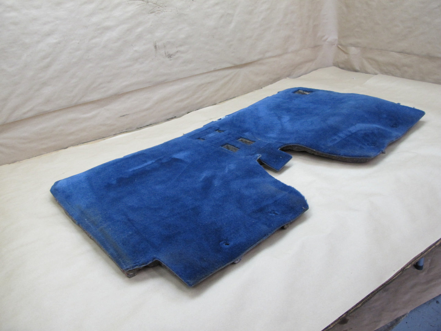 85-89 Toyota MR2 AW15 Rear Behind Seat Carpet Liner Blue OEM