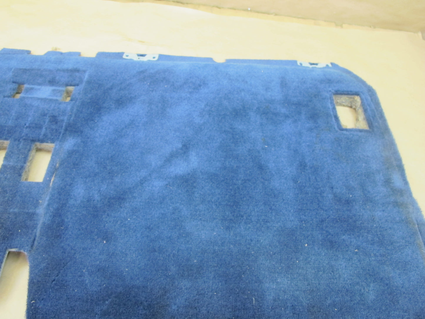 85-89 Toyota MR2 AW15 Rear Behind Seat Carpet Liner Blue OEM