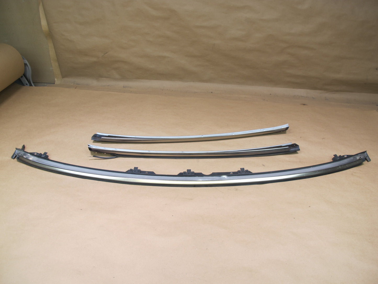 94-97 Mercedes R129 Windshield Glass Molding Trim Cover Chrome OEM