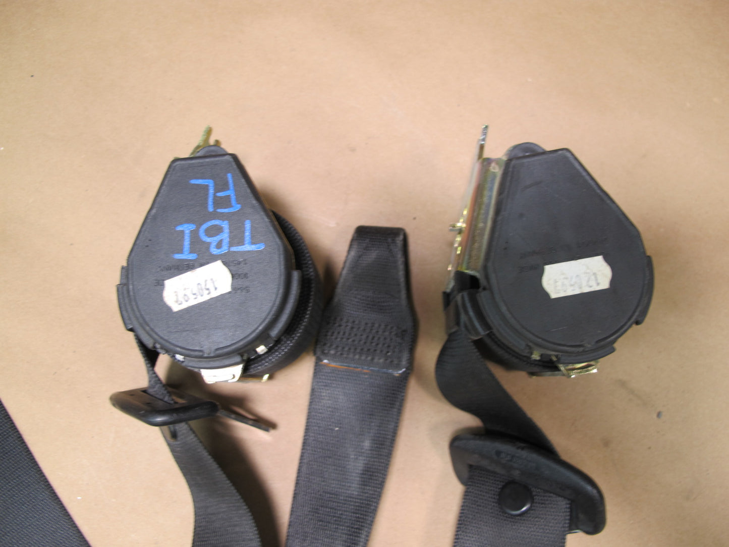 94-99 BMW E36 3-SERIES CONVERTIBLE FRONT & REAR LEFT RIGHT SIDE SEATBELT RETRACTOR SET OEM