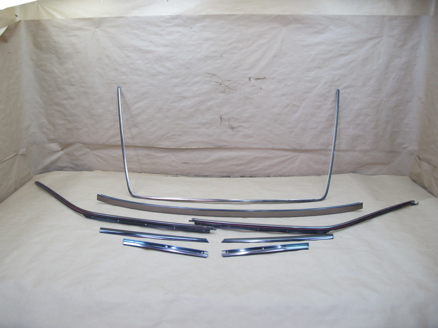 96-98 Mercedes R129 Sl-class Exterior Hard TOP Chrome Trim Molding Cover OEM