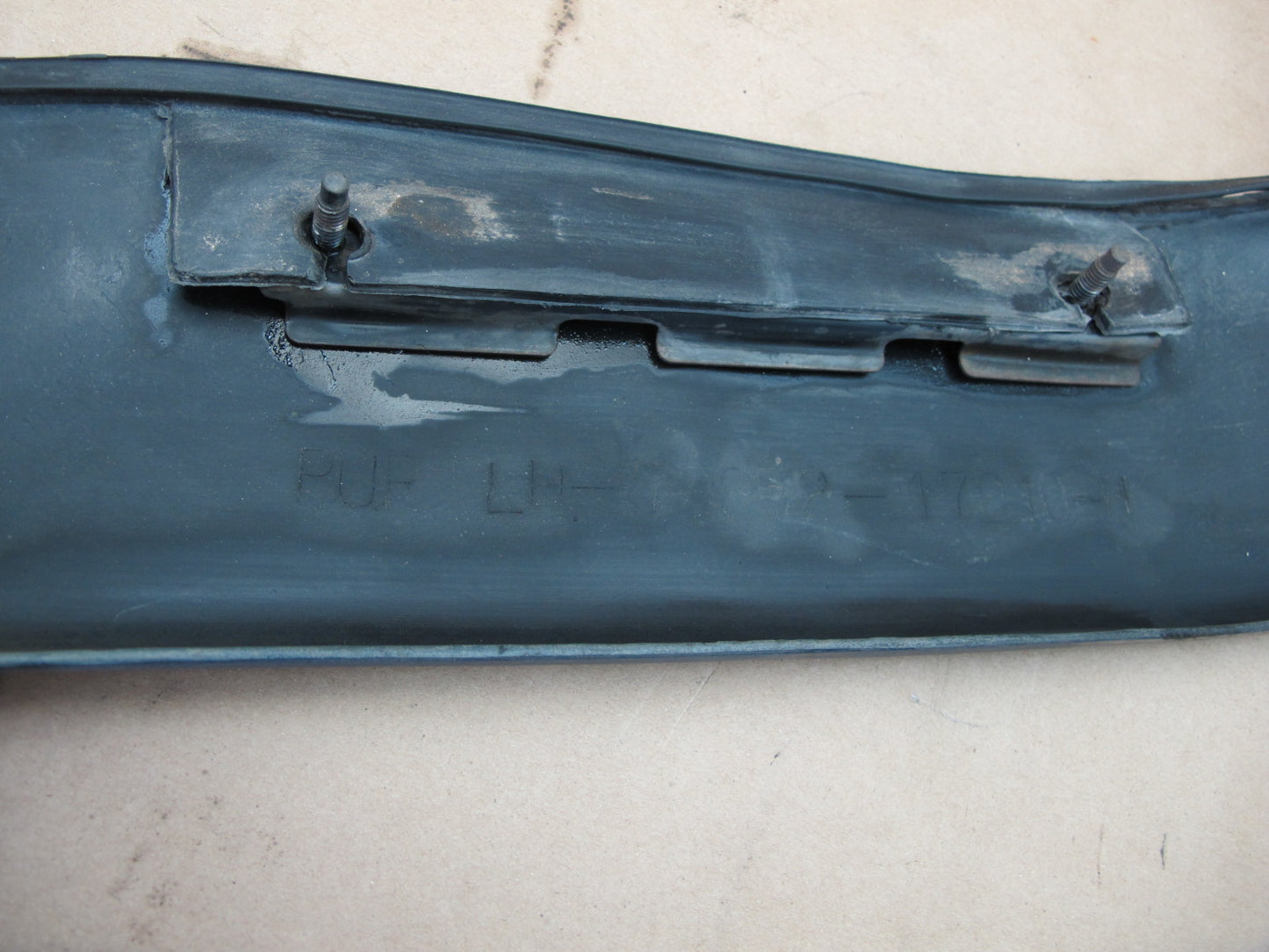 87-89 Toyota MR2 AW15 Front Left Driver Side Lower Spoiler LIP Blue OEM