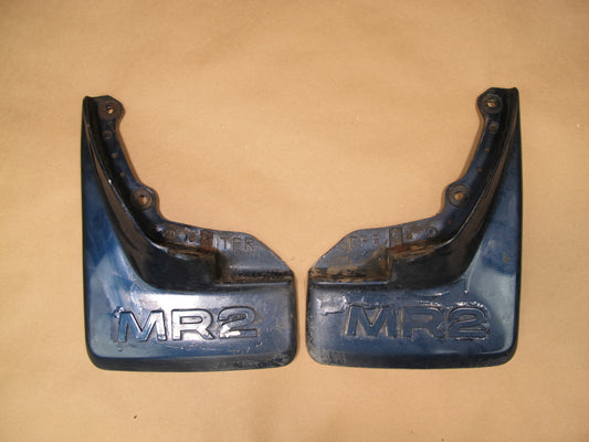 85-89 Toyota MR2 Set of 2 Rear Left & Right Side MUD Flap Splash Guard OEM