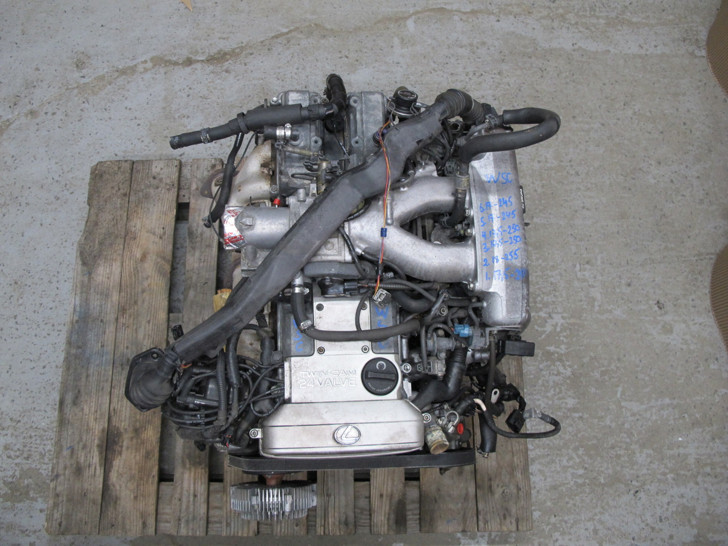 95-97 Lexus JZZ31 SC300 3.0L 2JZGE Engine Motor Rear Sump Non-vvti Video