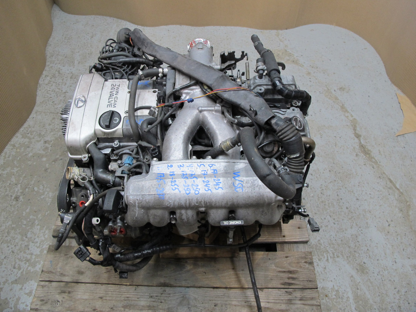 95-97 Lexus JZZ31 SC300 3.0L 2JZGE Engine Motor Rear Sump Non-vvti Video