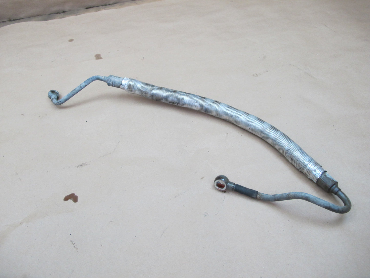 97-03 BMW E39 540i M62 Power Steering Return Hose Pipe Line Set of 2 OEM