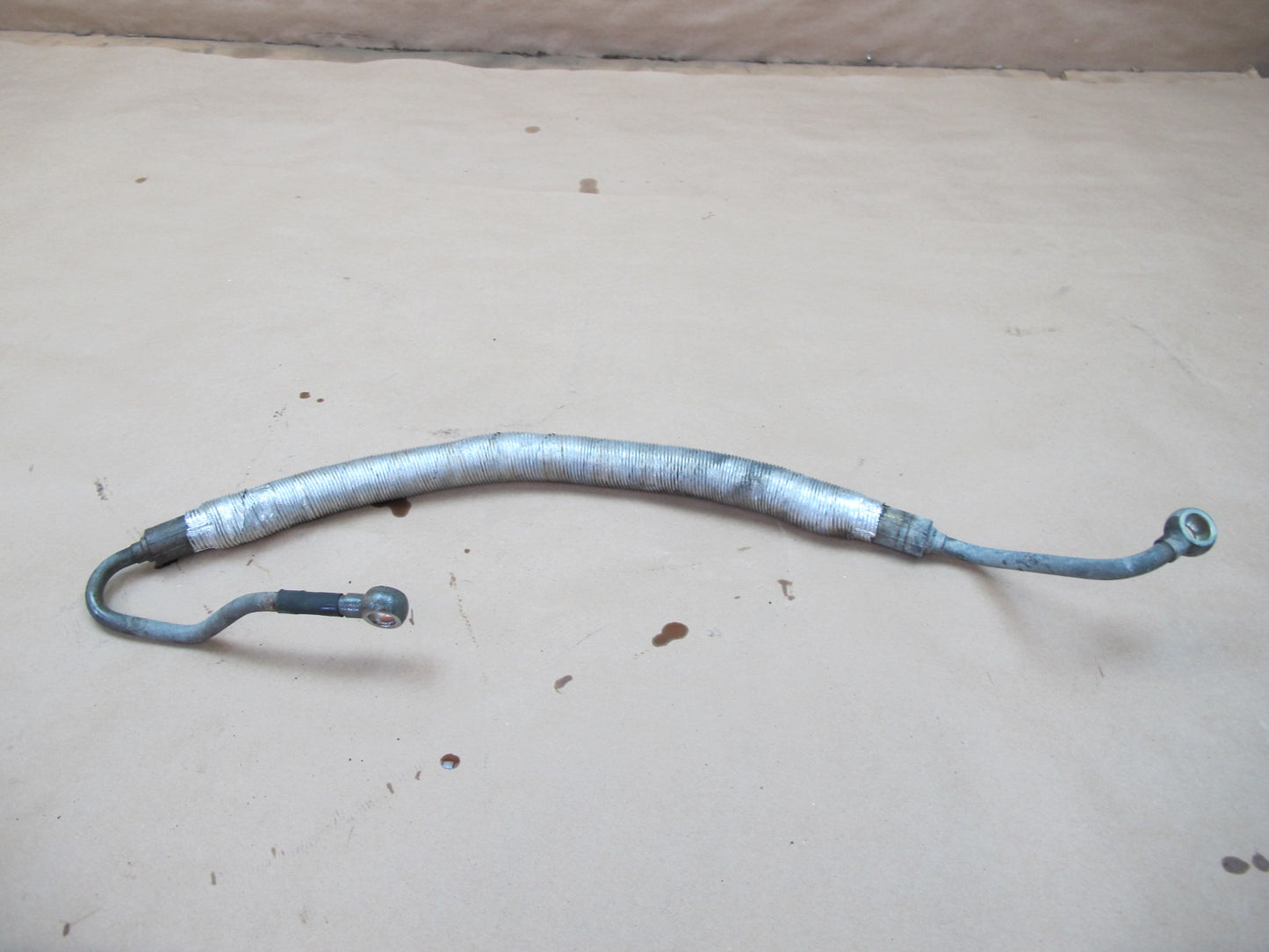 97-03 BMW E39 540i M62 Power Steering Return Hose Pipe Line Set of 2 OEM