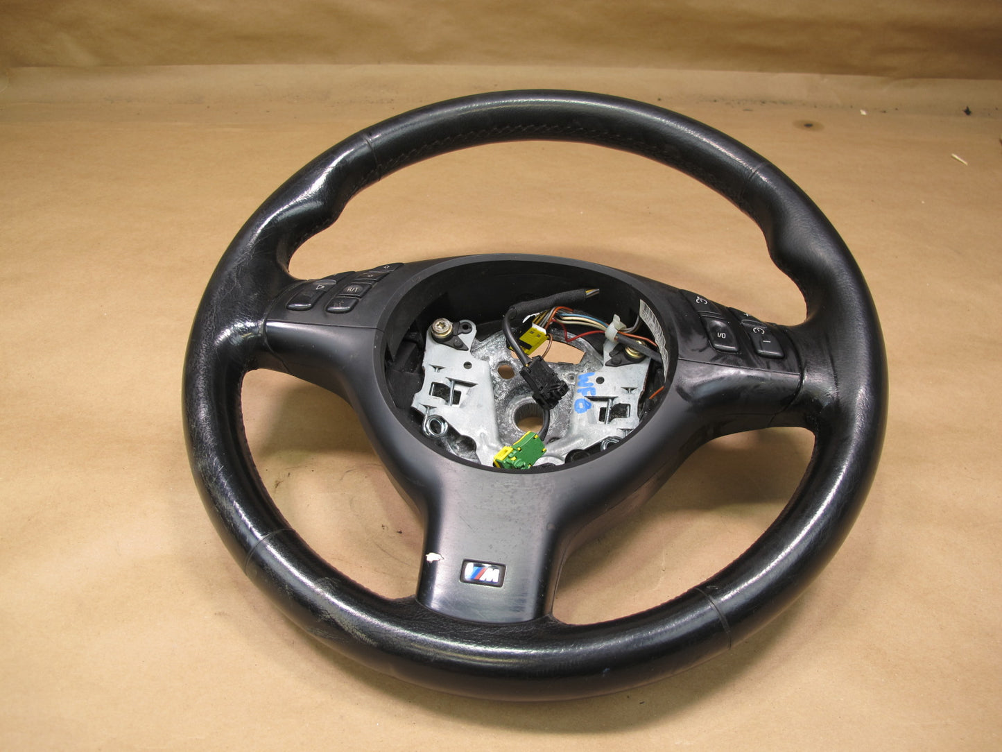 02-03 BMW E39 5-SERIES M Sport Leather Multifunction Steering Black OEM