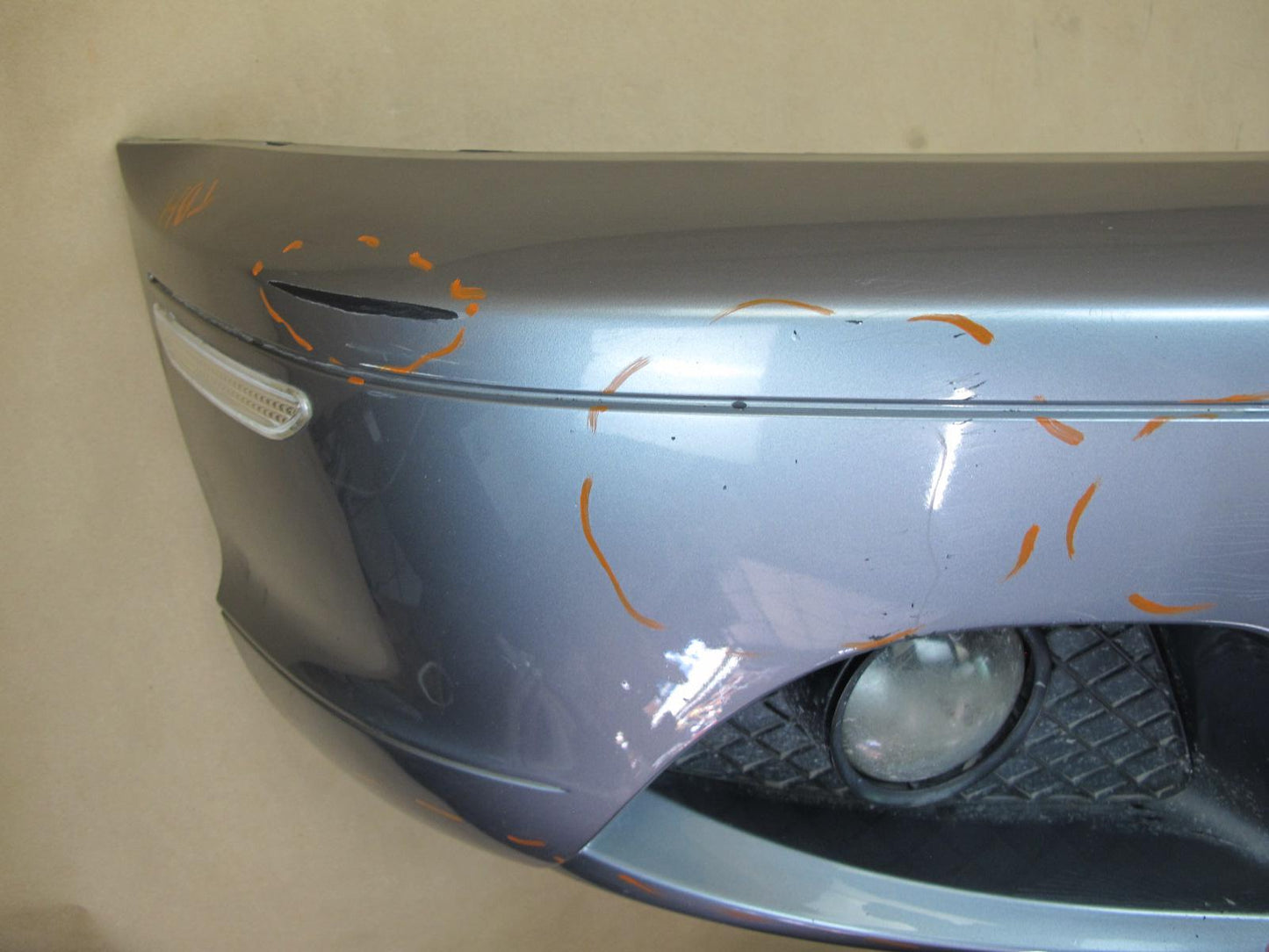 04-06 BMW E46 Coupe Convertible Front Bumper Cover w Fog Lights OEM