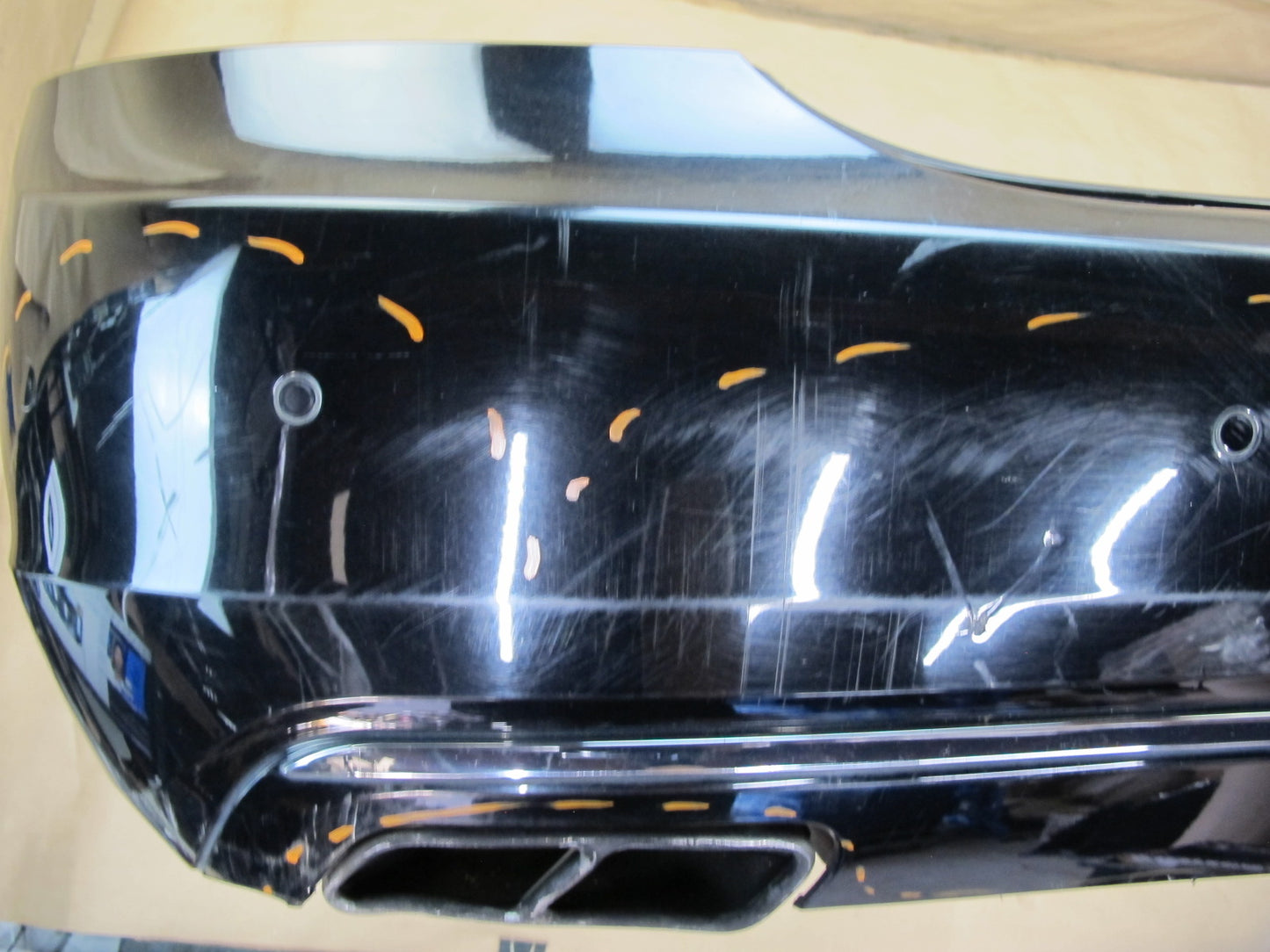 07-11 Mercedes W221 S600 Rear Bumper Cover w PDC Sensors OEM