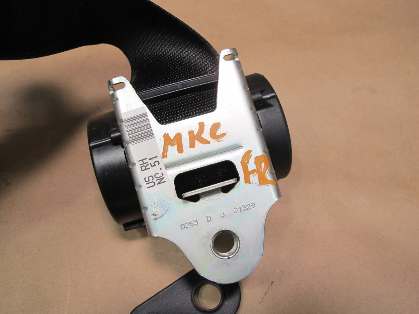 09-15 MINI COOPER S R57 FRONT RIGHT & LEFT SIDE SEATBELT RETRACTOR SET OEM