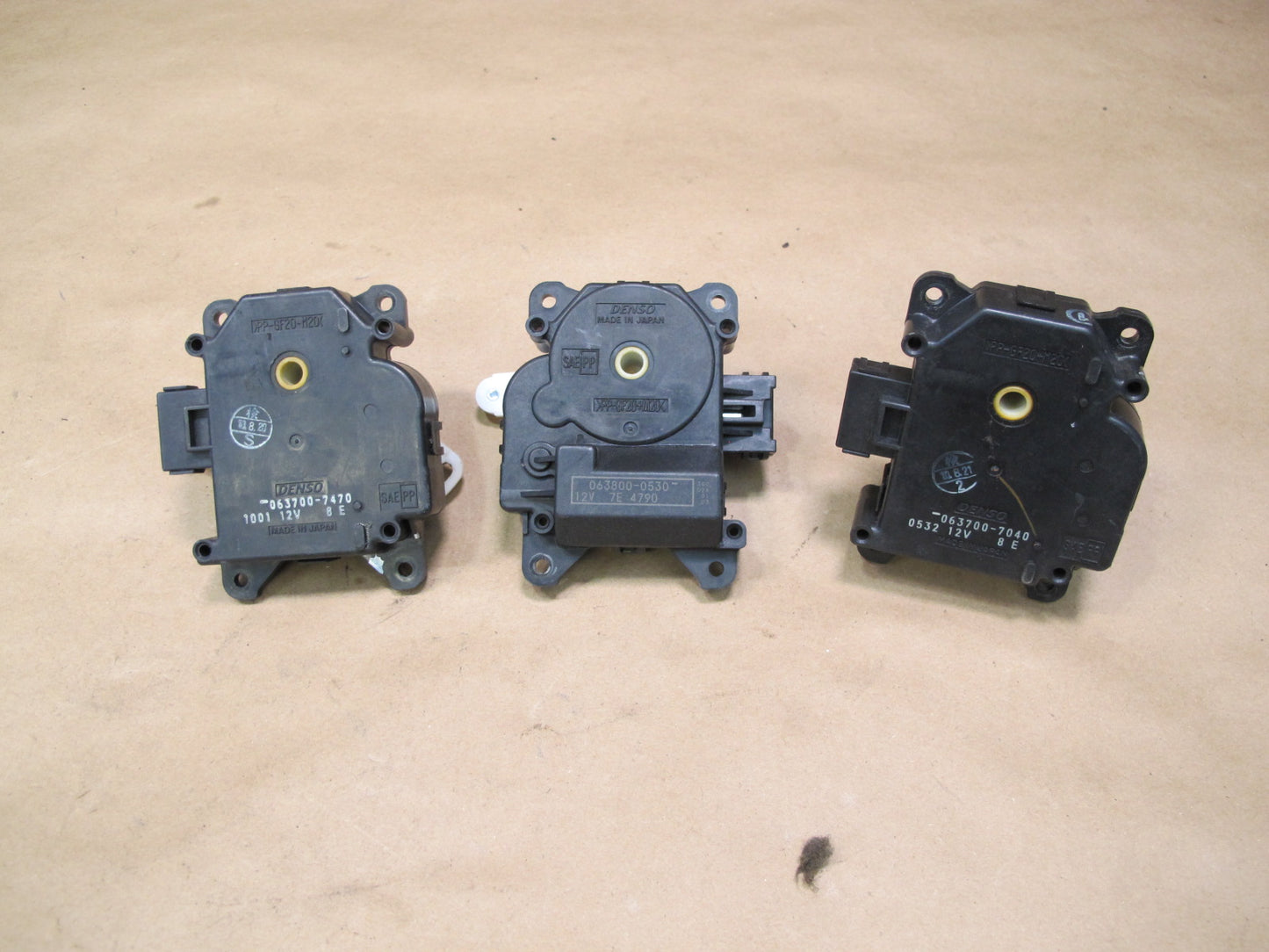 01-05 Lexus JCE10L IS300 Set of 3 AC Heater Flap Door Actuator Servo Motor OEM