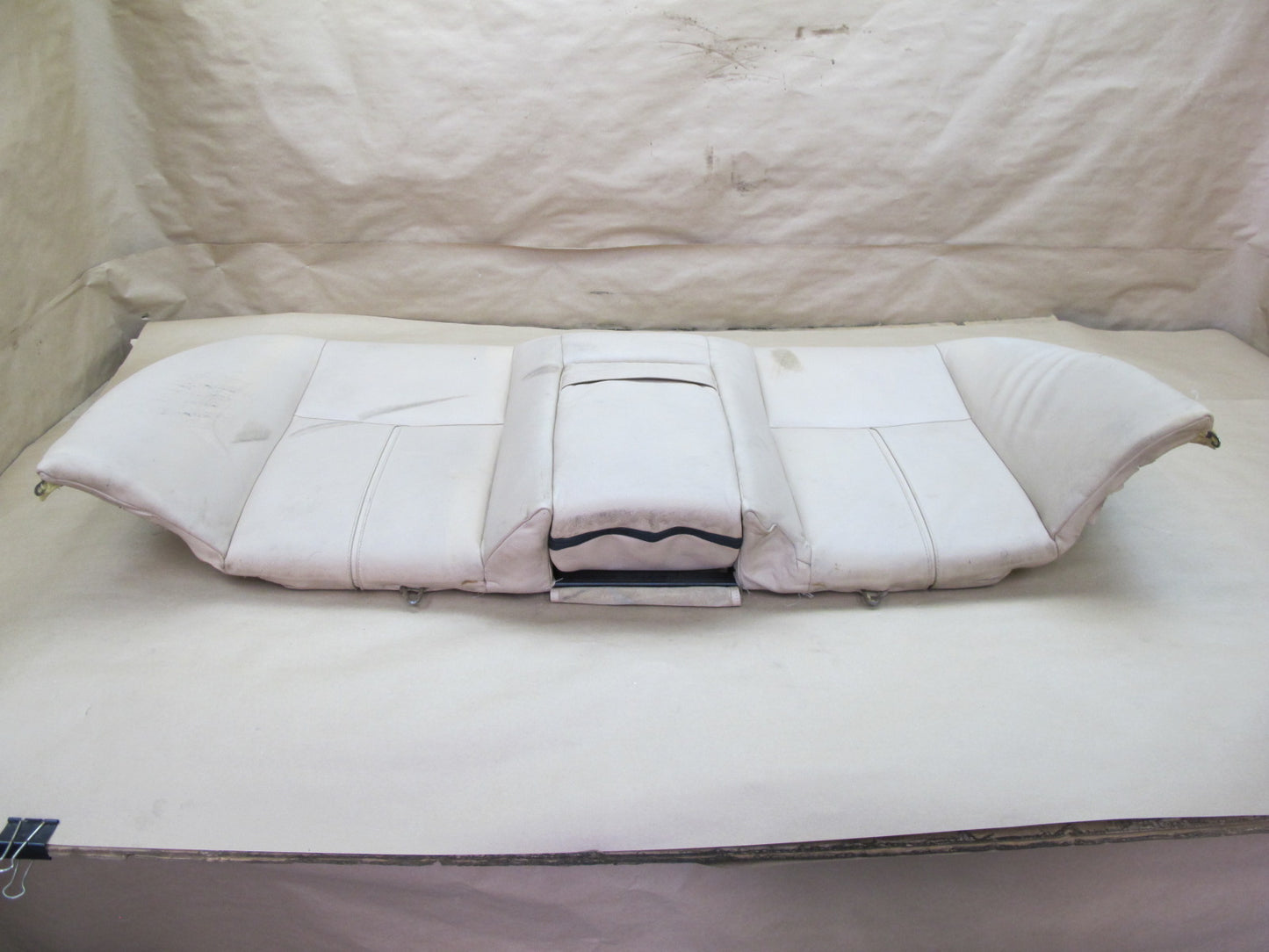 97-03 BMW E39 5-SERIES Sedan Rear Upper Seat Cushion Leather Beige OEM