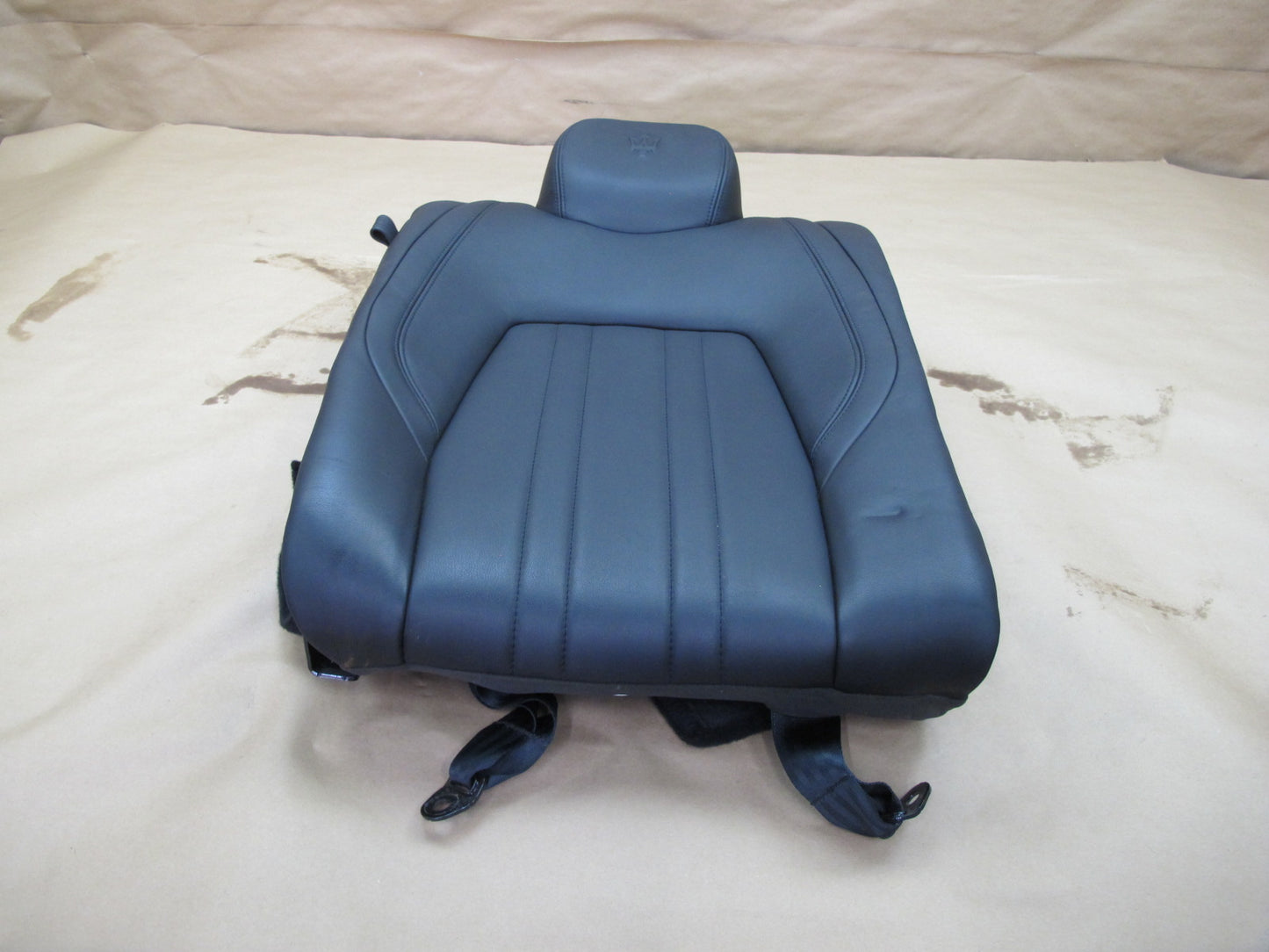 14-17 Maserati Ghibli M157 Rear Leather Seat Upper & Lower Cushion OEM