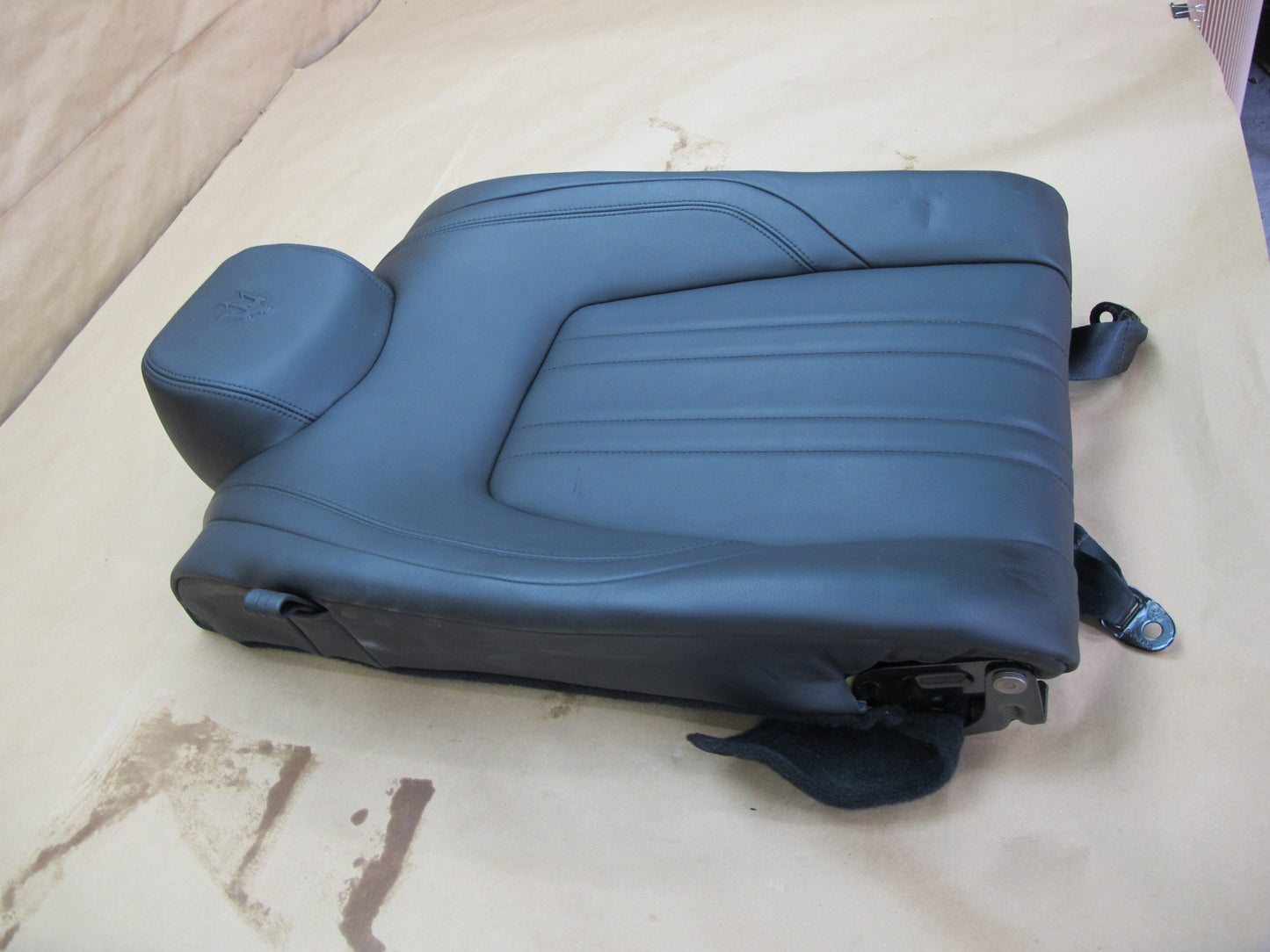 14-17 Maserati Ghibli M157 Rear Leather Seat Upper & Lower Cushion OEM