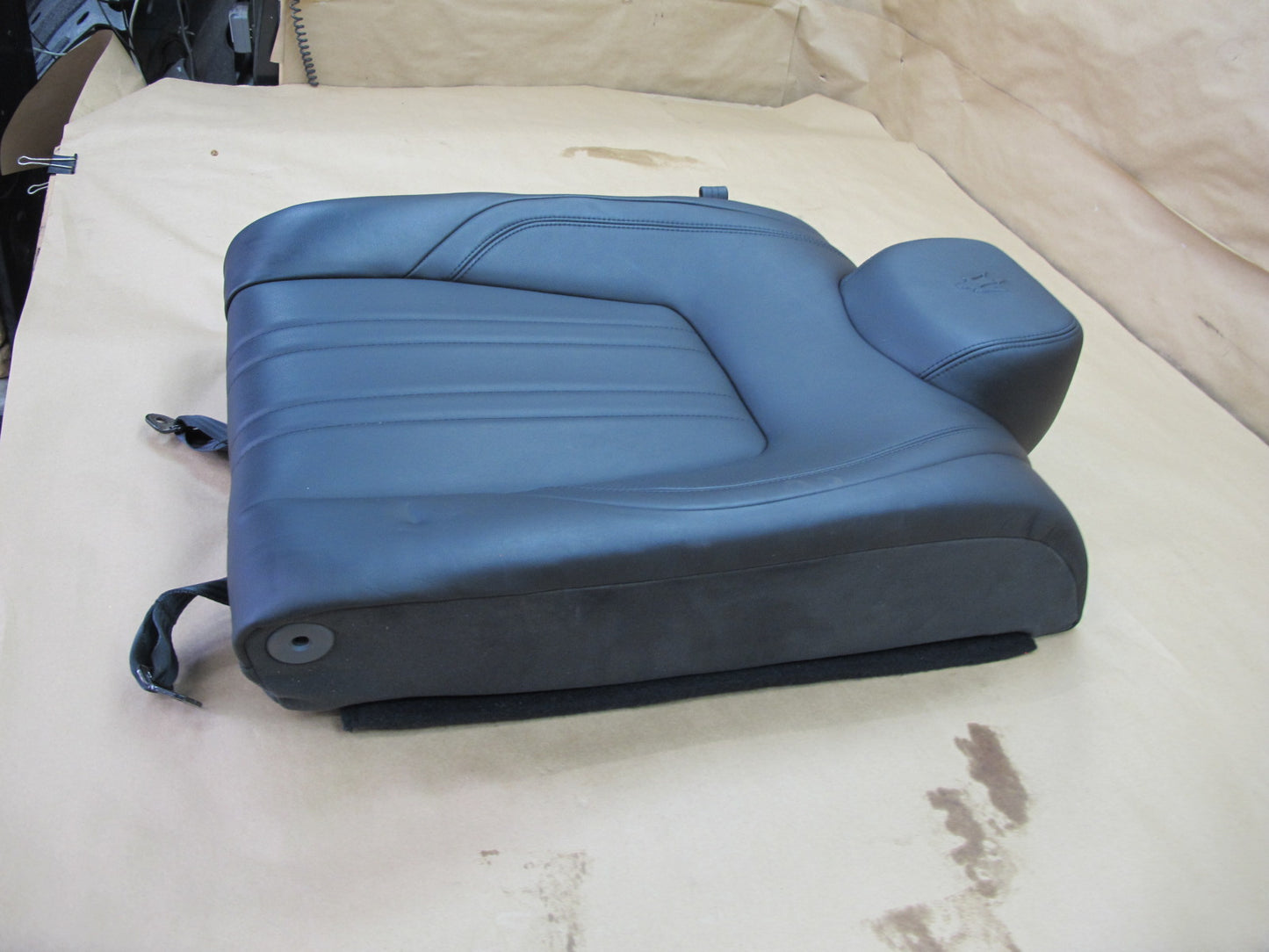 14-17 Maserati Ghibli M157 Rear Leather Seat Upper & Lower Cushion OEM