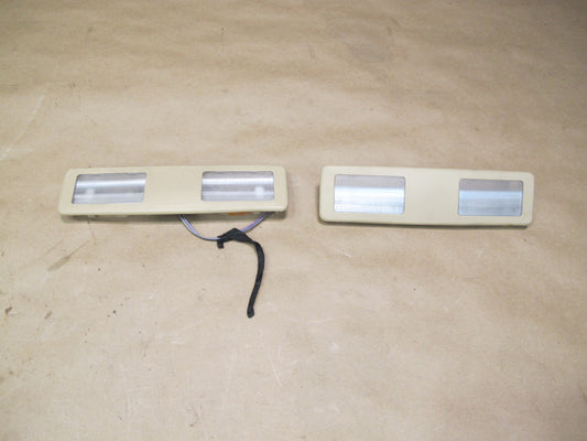 97-03 BMW E39 5-SERIES Front Left & Right Interior Sun Visor Light Set OEM