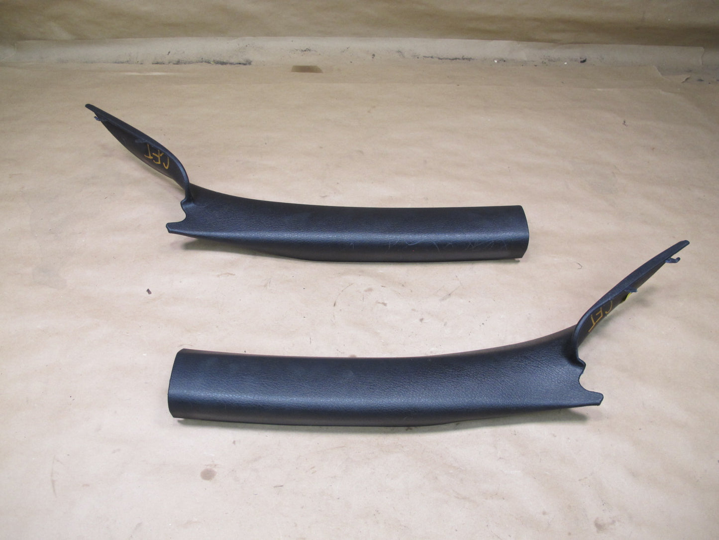 02-05 Ford Thunderbird Windshield Headliner A Pillar Trim Cover Panel Set OEM