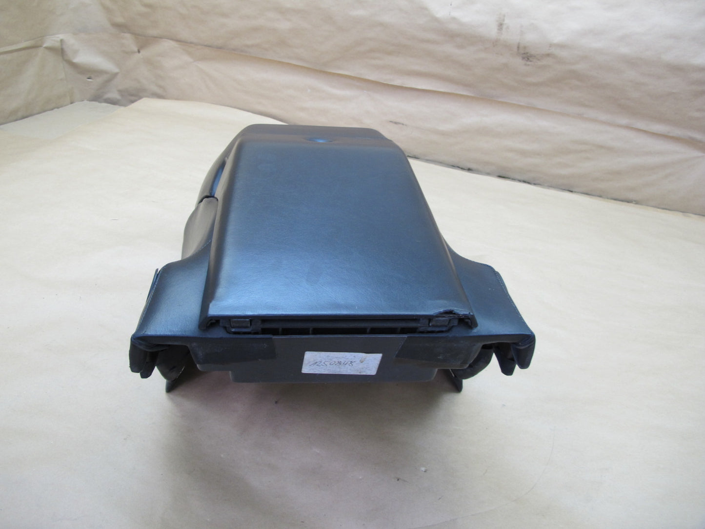 1984-1991 Porsche 928 S Rear Center Console Arm Rest Storage Compartment Black