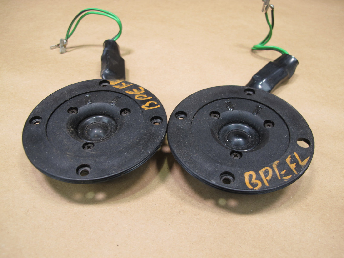 1984-1991 Porsche 928 S Left & Right Door Tweeter Speaker Set of 2