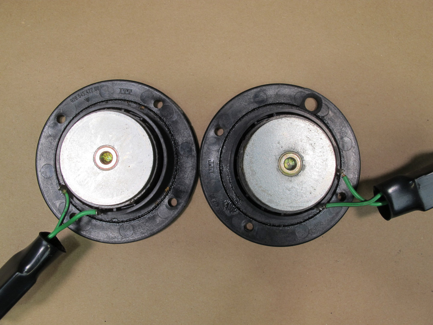 1984-1991 Porsche 928 S Left & Right Door Tweeter Speaker Set of 2