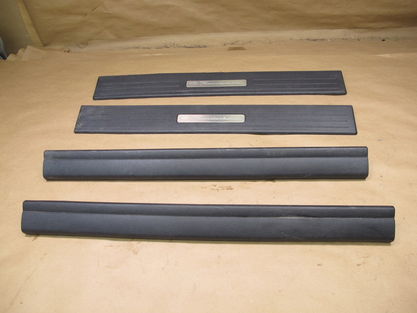 02-05 Ford Thunderbird Set of 4 Door Scuff Sill Plate Trim Cover Panel OEM