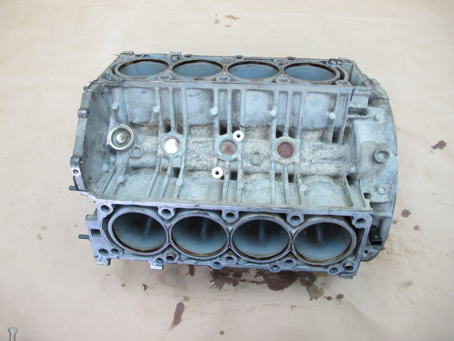 03-11 Mercedes R230 G55 S55 E55 SL55 AMG 5.4L M113K Engine Cylinder Block OEM