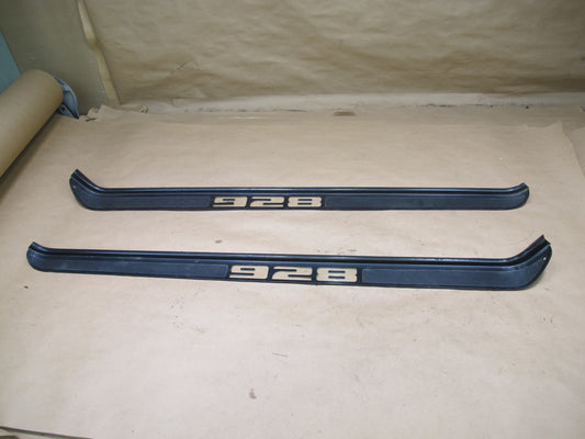 1984-1991 Porsche 928 S Left & Right Door Scuff Sill Plate Trim Panel Set of 2