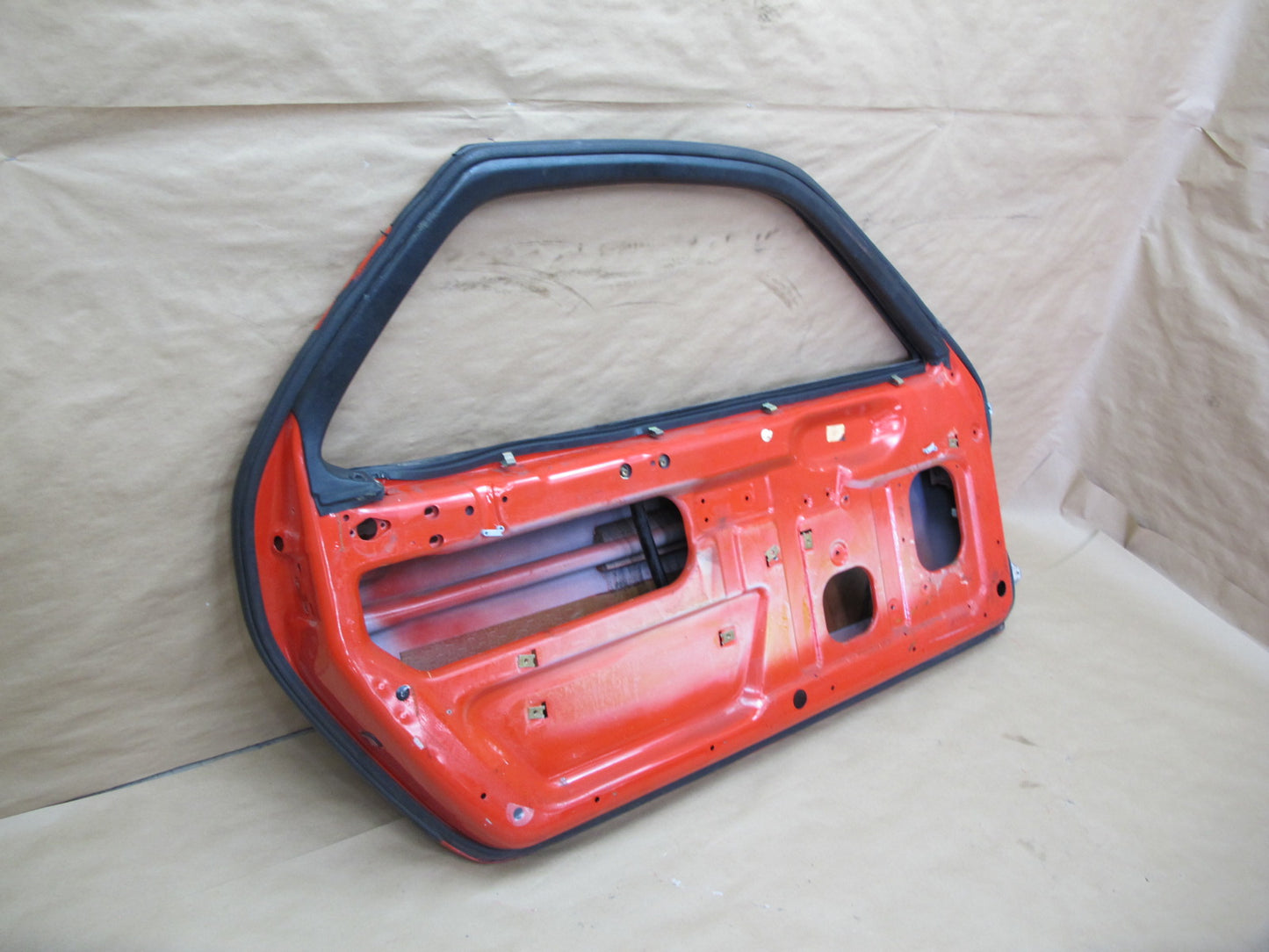 1978-1991 Porsche 928 S Left Driver Door Shell Panel RED