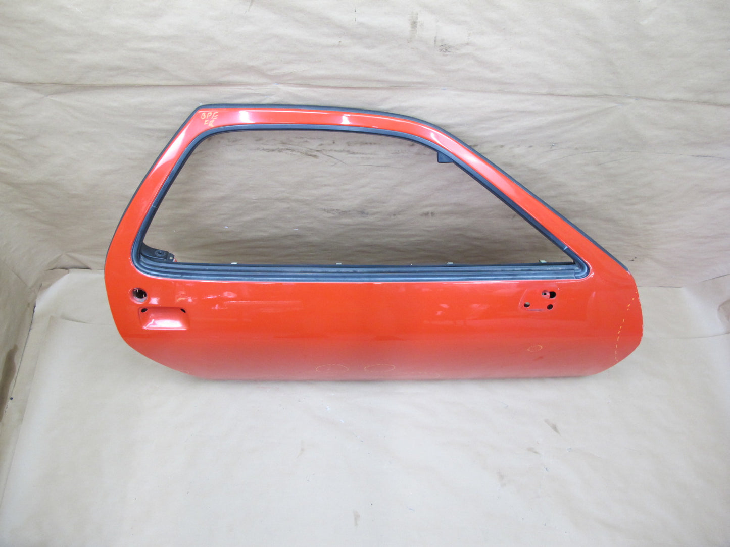 1978-1991 Porsche 928 S Right Passenger Door Shell Panel RED