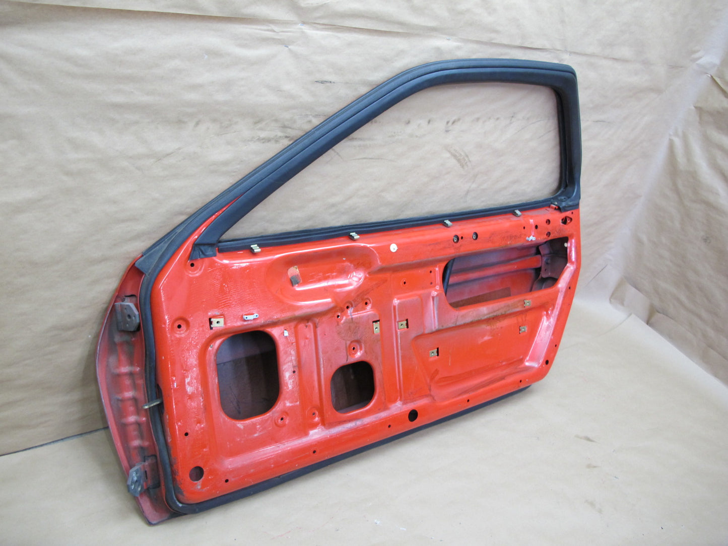 1978-1991 Porsche 928 S Right Passenger Door Shell Panel RED