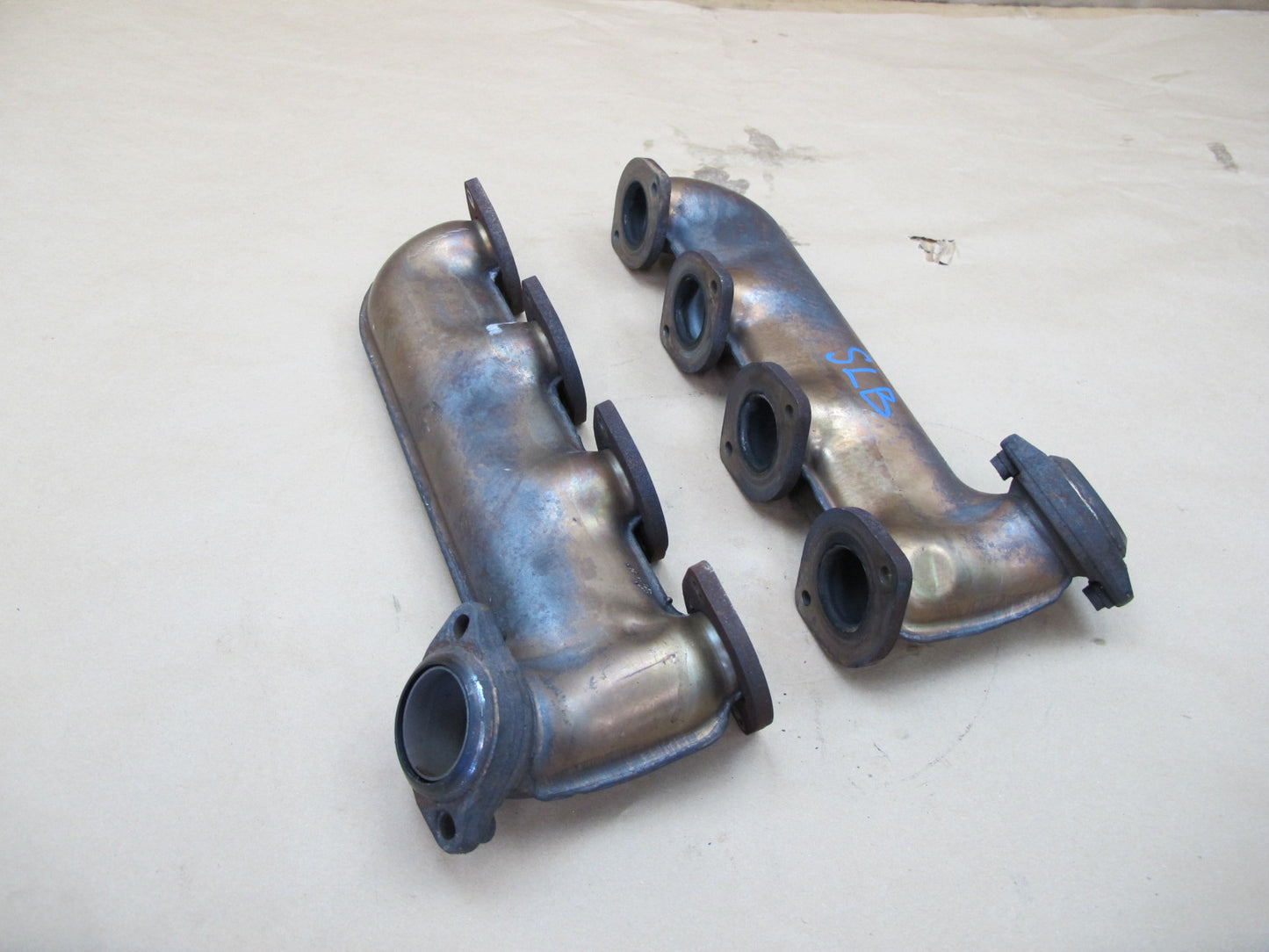 03-08 Mercedes R230 SL500 SL55 AMG Set of 2 Left & Right Exhaust Manifold OEM