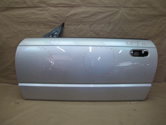 02-05 Ford Thunderbird Front Left Driver Door Shell Panel Silver OEM