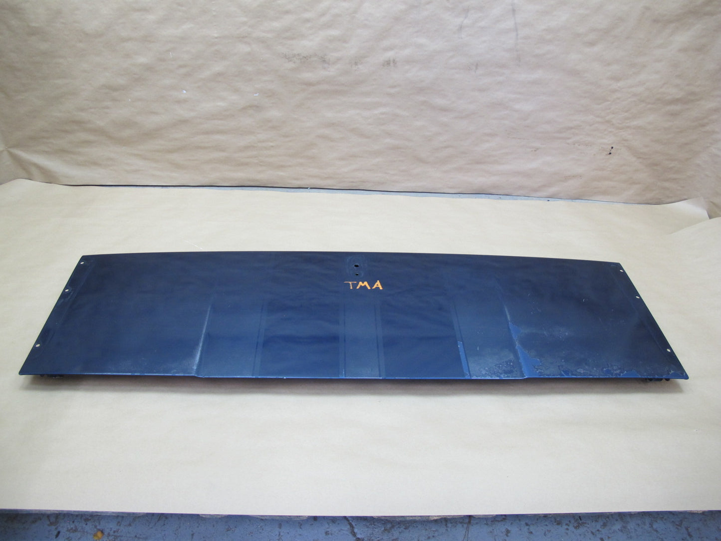 86-89 Toyota MR2 AW15 Rear Trunk Deck Lid Shell Cover Panel Blue OEM