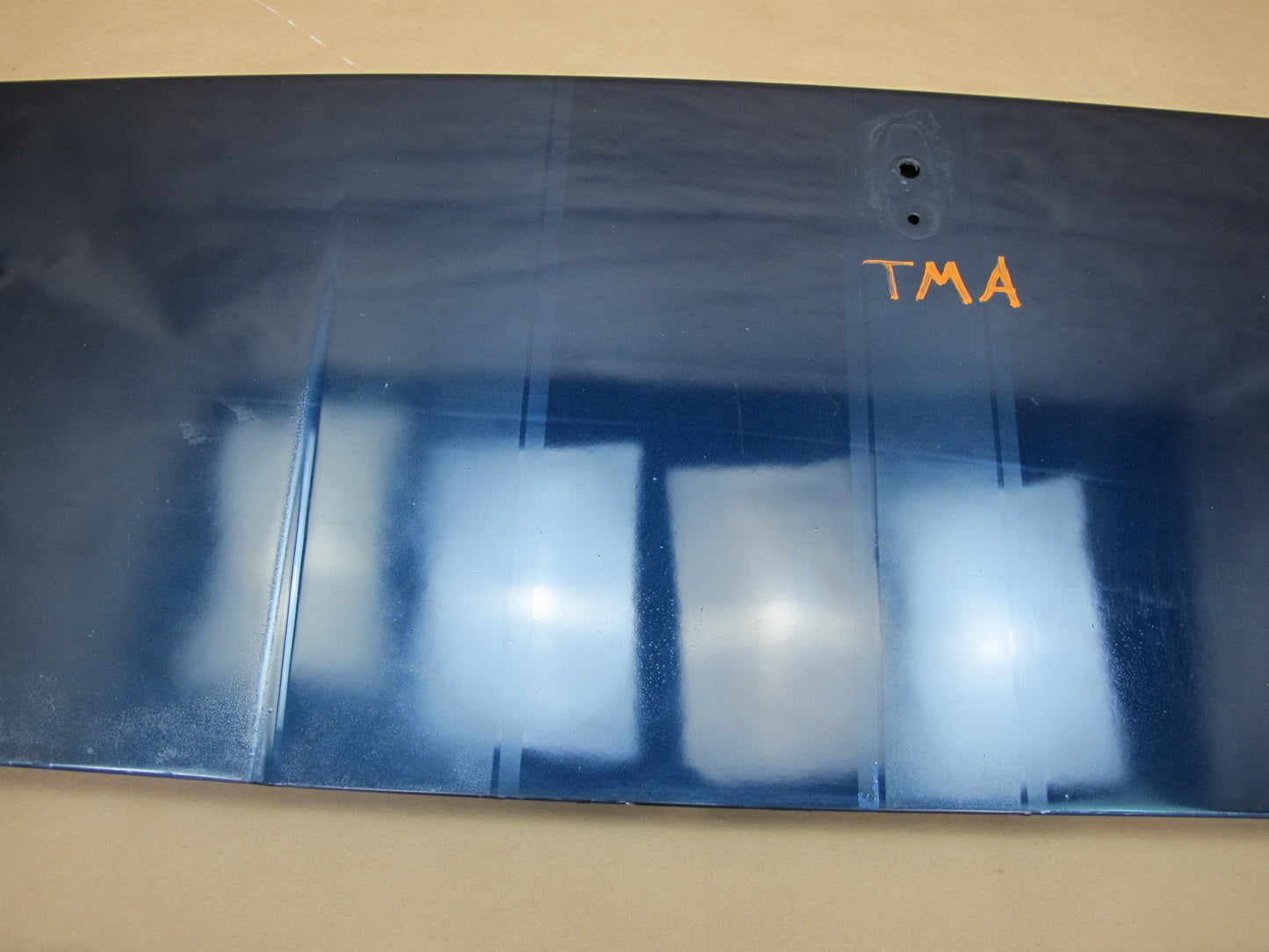 86-89 Toyota MR2 AW15 Rear Trunk Deck Lid Shell Cover Panel Blue OEM