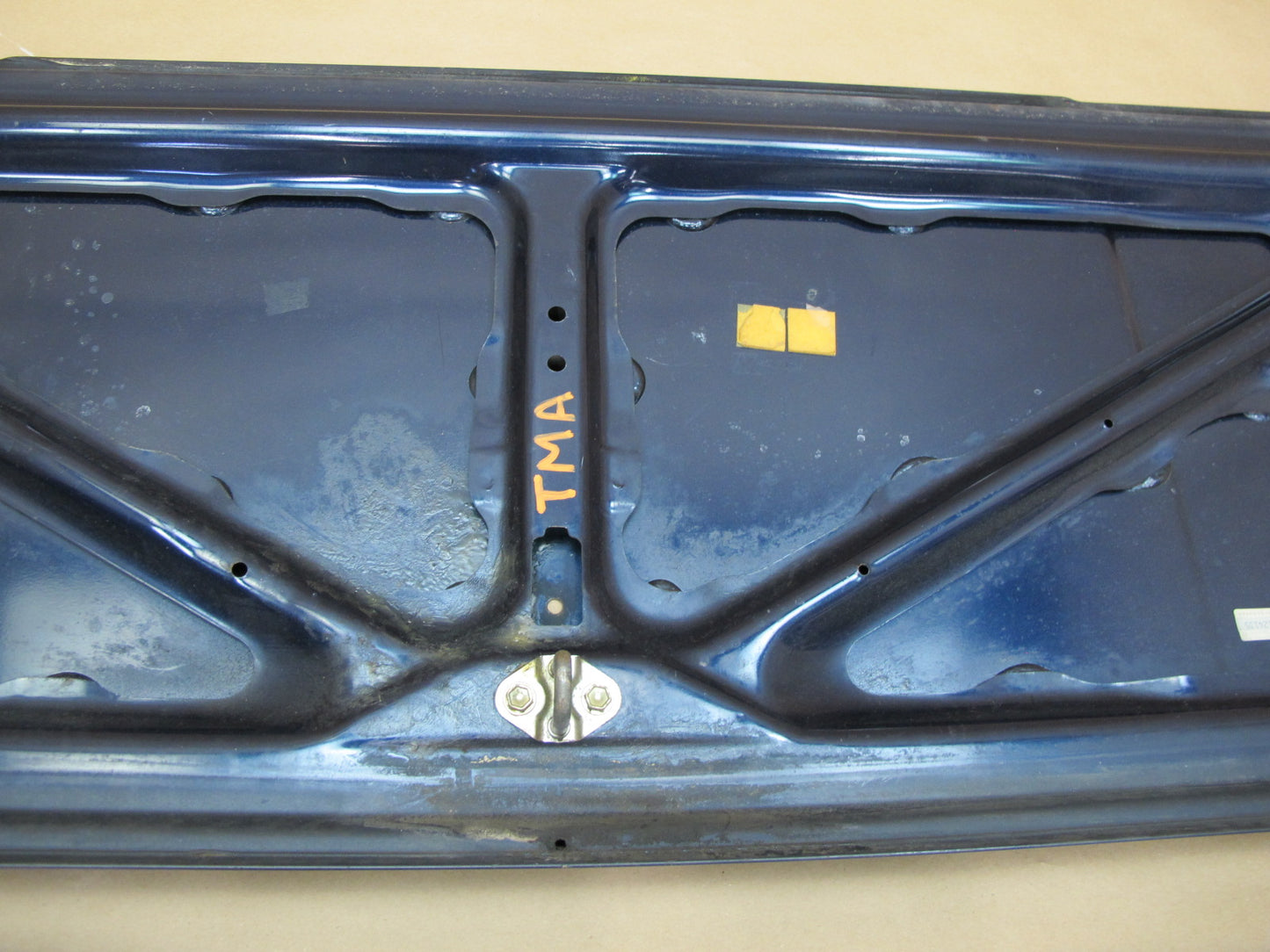 86-89 Toyota MR2 AW15 Rear Trunk Deck Lid Shell Cover Panel Blue OEM