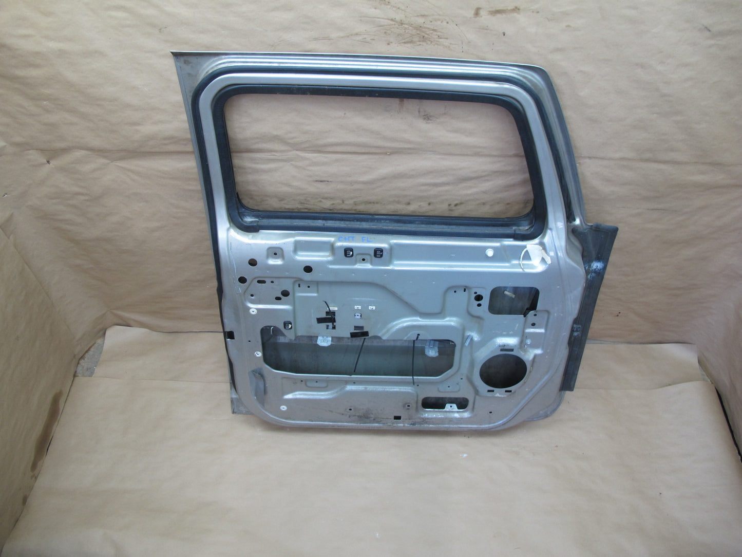 2003-2009 Hummer H2 Front Left Driver Side Exterior Door Shell Panel Silver