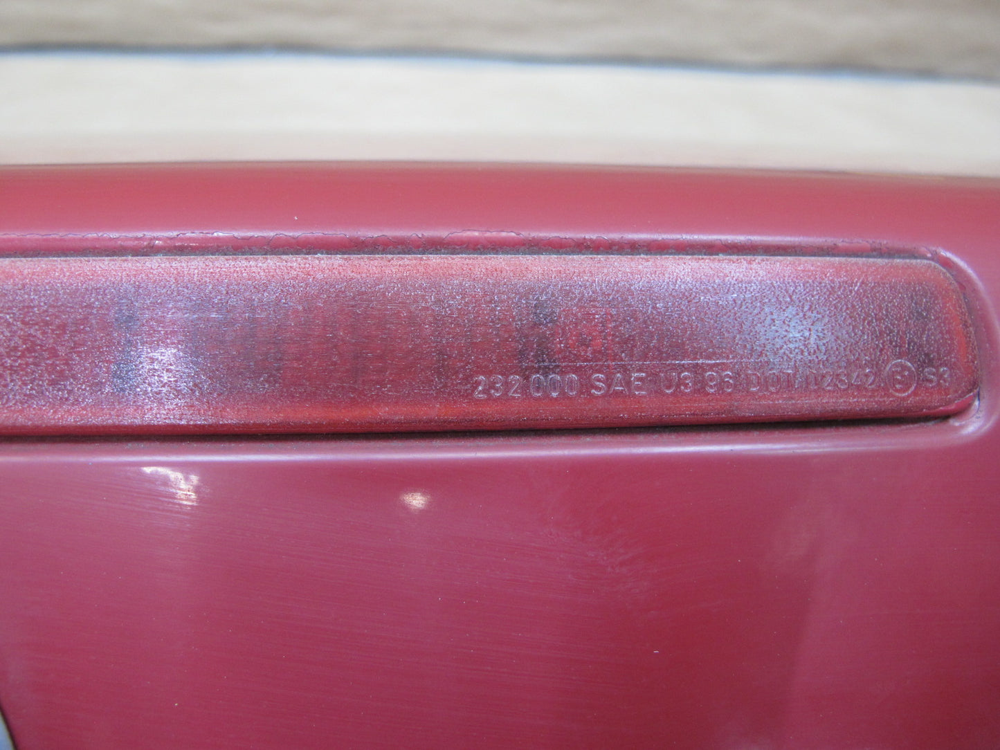 94-02 Mercedes R129 SL Rear Trunk Deck Lid Shell  Panel w Brake Light OEM