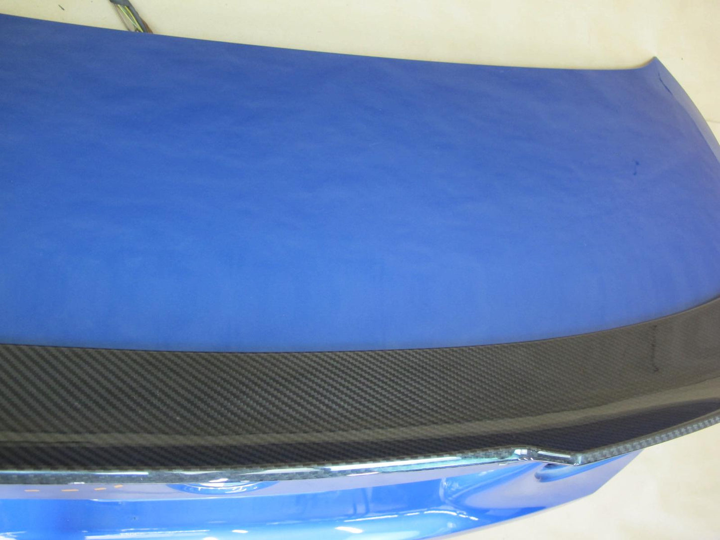 11-16 BMW F30 Sedan Rear Trunk Deck Lid Shell Cover Panel w Carbon Spoiler OEM