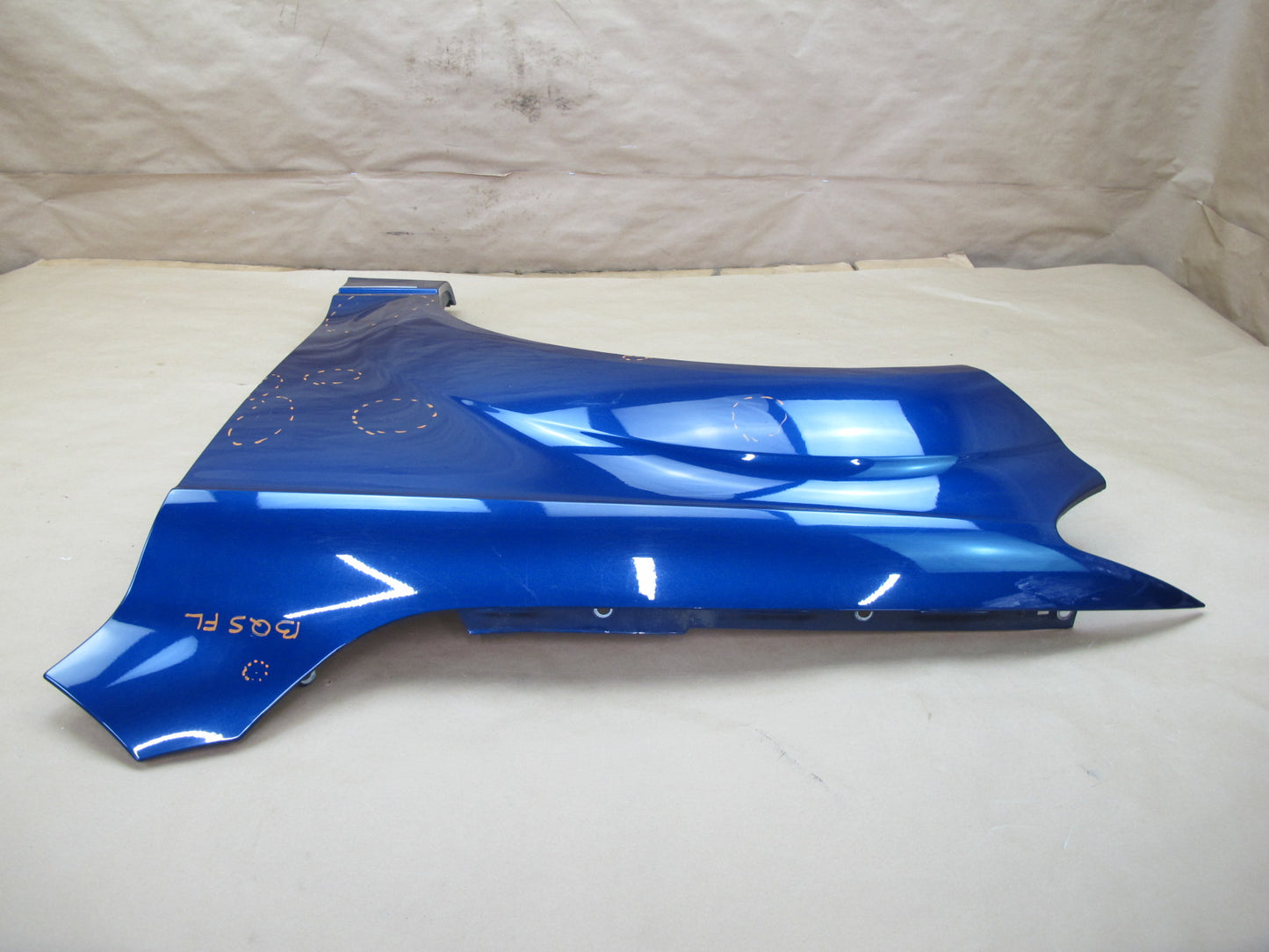 07-15 Audi Q7 4L Front Left Driver Side Fender Shell Panel Cover Blue OEM