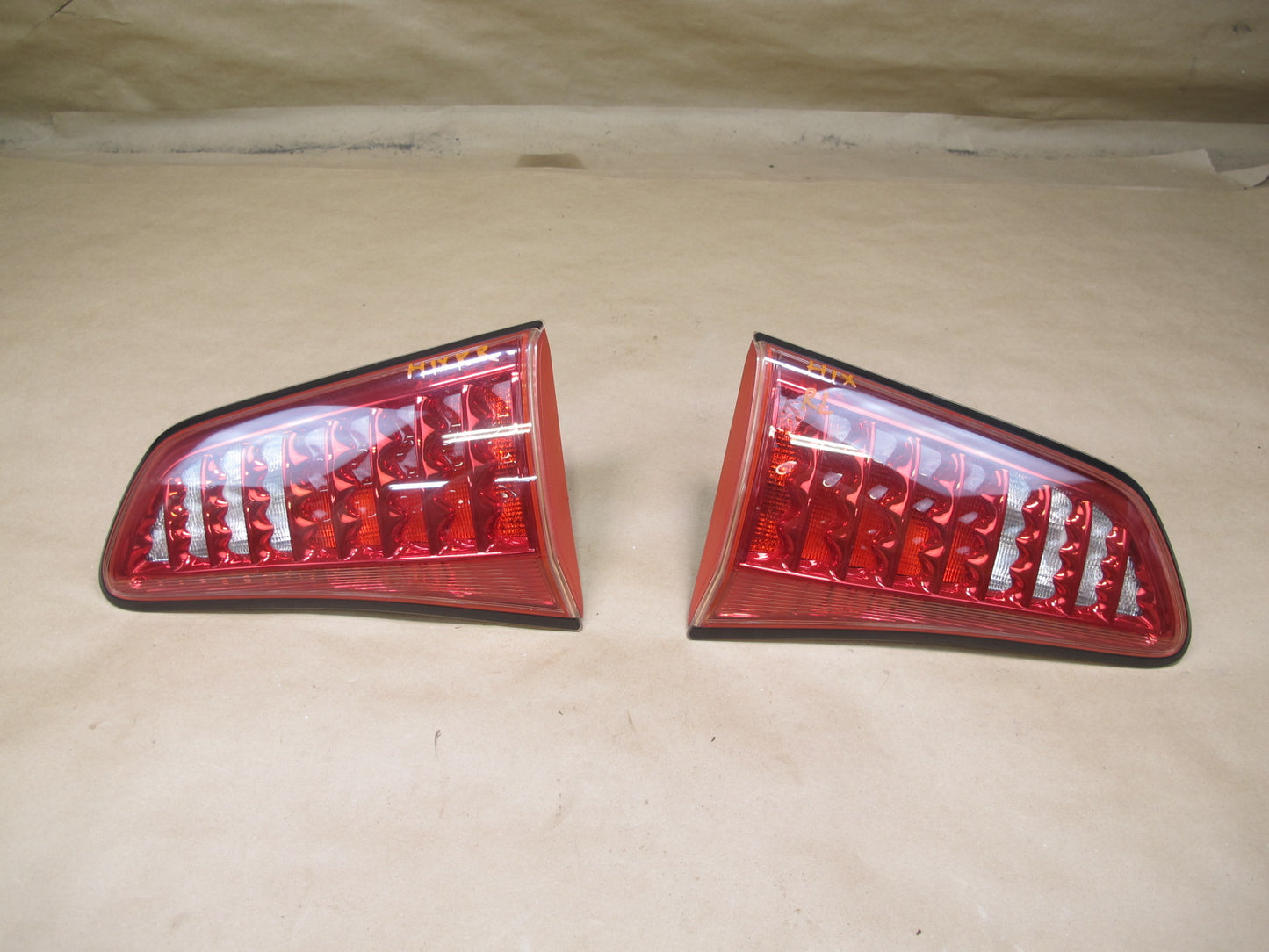 2011-2014 Infiniti QX56 QX80 Rear Inner Trunk Lid Tail Light Lamp Set of 2