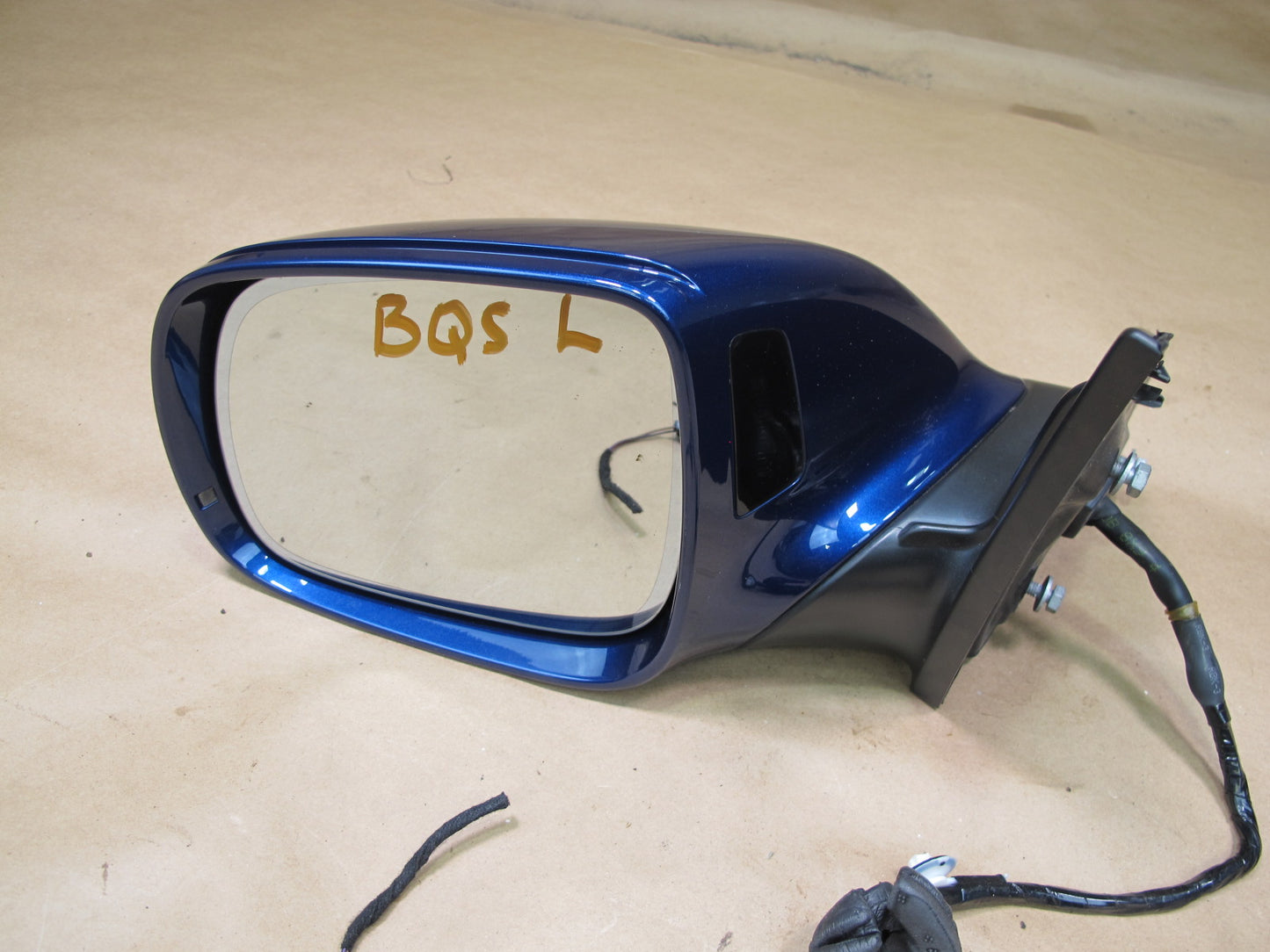 10-15 Audi Q7 4L Left Door Side View Power Heat Memory Exterior Mirror OEM